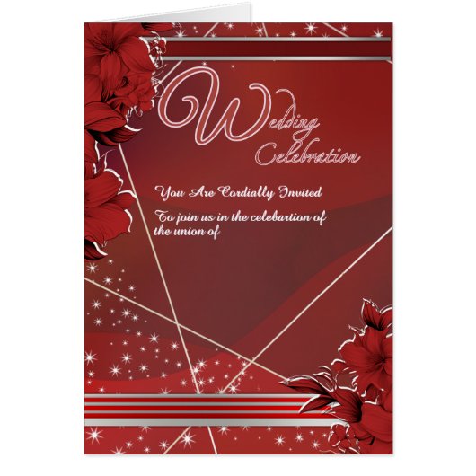 Wedding Celebration Invitation (Voorkant)