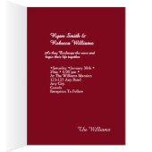 Wedding Celebration Invitation (Binnen (Rechts))