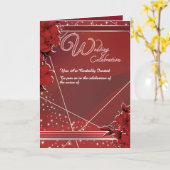 Wedding Celebration Invitation Kaart (Gele Bloem)