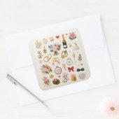 "Wedding Celebration Sticker Set" (Envelop)