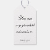 Wedding Centerpiece, Bridal Shower Decoration  Cadeaulabel (Achterkant)