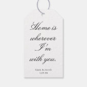 Wedding Centerpiece, Bridal Shower Decoration  Cadeaulabel (Achterkant)
