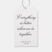 Wedding Centerpiece, Bridal Shower Decoration  Cadeaulabel (Achterkant)