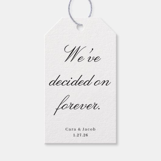 Wedding Centerpiece, Bridal Shower Decoration  Cadeaulabel (Voorkant)