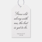 Wedding Centerpiece, Bridal Shower Decoration  Cadeaulabel (Achterkant)