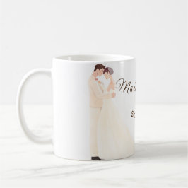 Wedding ceramic mug  koffiemok