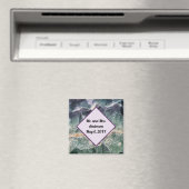 Wedding Ceremony Favor Fluorite Gem Foto Memento Magneet (Insitu (Vaatwasser))