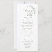 Wedding Ceremony-programma (Voorkant)