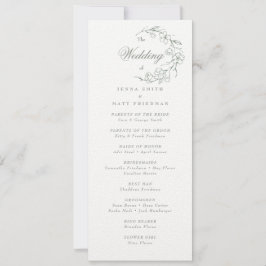 Wedding Ceremony-programma