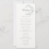 Wedding Ceremony-programma (Voorkant)