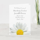 Wedding Ceremony Programma en Orde van Service Kaa (Voorkant)