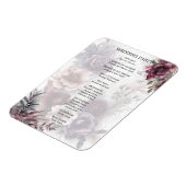 Wedding Ceremony-programma Magneet (Linkerzijde)