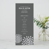 Wedding Ceremony-programma Programmakaart (Staand voorkant)