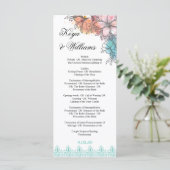 Wedding Ceremony-programma Programmakaart (Staand voorkant)