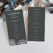 Wedding Ceremony-programma Programmakaart