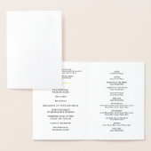 WEDDING CEREMONY PROGRAMMA stijlvol mini confetti  (Display)