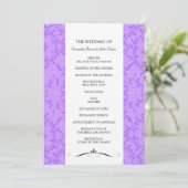 Wedding Ceremony-programma's Programmakaart (Staand voorkant)