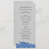 Wedding Ceremony-programma's Programmakaart (Voorkant / Achterkant)