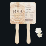 Wedding Ceremony Rustic Wood Monogram Namen Handwaaier<br><div class="desc">Verbeter de charme van uw rustieke huwelijksceremonie met onze huwelijksceremonie rustieke houten monogram namen Hand Fan. Geïnspireerd door de schoonheid van houtsnijwerk, zijn deze handventilatoren de perfecte aanvulling op uw speciale dag. Pas deze handventilatoren aan met de initialen en namen van de bruid en bruidegom en maak een monogram dat...</div>