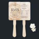 Wedding Ceremony Rustic Wood Monogram Namen Handwaaier<br><div class="desc">Verbeter de charme van uw rustieke huwelijksceremonie met onze huwelijksceremonie rustieke houten monogram namen Hand Fan. Geïnspireerd door de schoonheid van houtsnijwerk, zijn deze handventilatoren de perfecte aanvulling op uw speciale dag. Pas deze handventilatoren aan met de initialen en namen van de bruid en bruidegom en maak een monogram dat...</div>