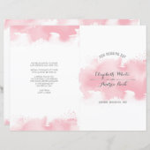 WEDDING CEREMONY stijlvolle waterverf (Voorkant / Achterkant)