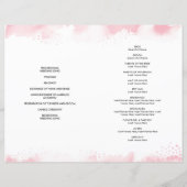 WEDDING CEREMONY stijlvolle waterverf (Achterkant)