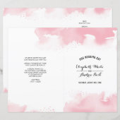 WEDDING CEREMONY stijlvolle waterverf (Voorkant / Achterkant)