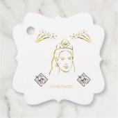 wedding ceremony style bedankjes labels (Voorkant)