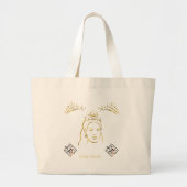 wedding ceremony style grote tote bag (Voorkant)