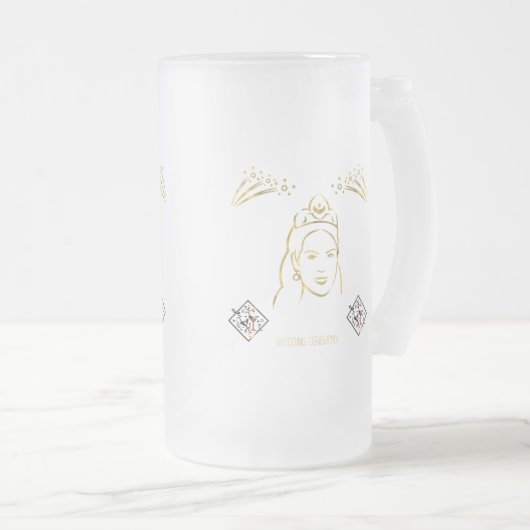 wedding ceremony style matglas bierpul (Voorkant rechts)