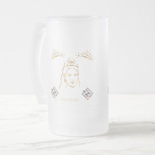 wedding ceremony style matglas bierpul (Voorkant links)