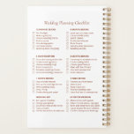 Wedding Checklist Planner Boho<br><div class="desc">Blijf georganiseerd in stijl met deze Boho Wedding Checklist Planner met een elegant bloemontwerp. Perfect voor bruiden die hun grote dag plannen, deze planner helpt u bij het bijhouden van elke taak, van boekingen van leveranciers tot laatste details. Personaliseer eenvoudig de omslagtekst en selecteer de gewenste grootte om aan uw...</div>