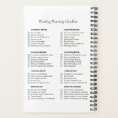 Wedding Checklist Planner, Floral Elegant Wedding Planner (Achterkant)