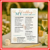 Wedding Checklist Planner Modern Elegant STRAND