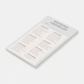 wedding checklist post-it® notes (Schuin)