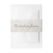 Wedding Citaat op Textuur Uitnodigingen Wikkel (Voorkant Voorbeeld)