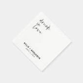 Wedding Cocktail Napkin Servet (Hoek)