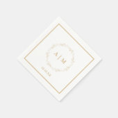 Wedding Cocktail Napkin Servet (Hoek)