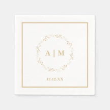 Wedding Cocktail Napkin