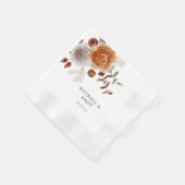 Wedding Cocktail Napkins Servet (Hoek)