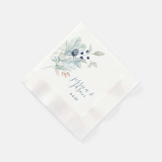 Wedding Cocktail Napkins Servet (Hoek)