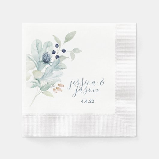 Wedding Cocktail Napkins Servet (Voorkant)