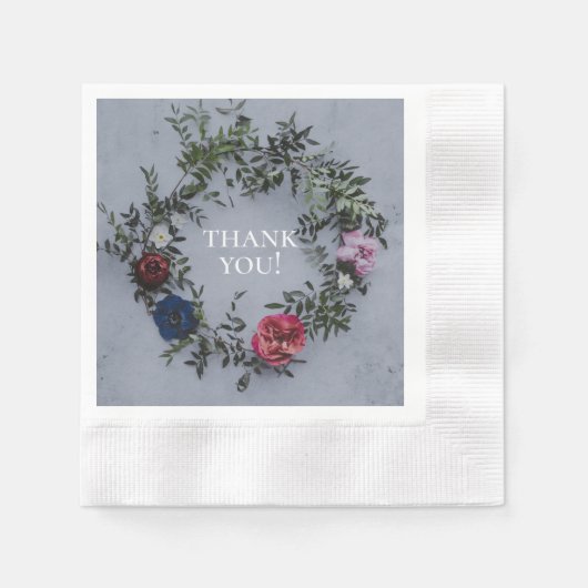 Wedding Coined Cocktail servetten (Voorkant)