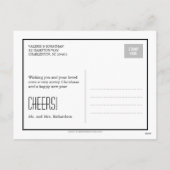 Wedding Collage Holiday Photo Card Postcard Feestdagenkaart (Achterkant)