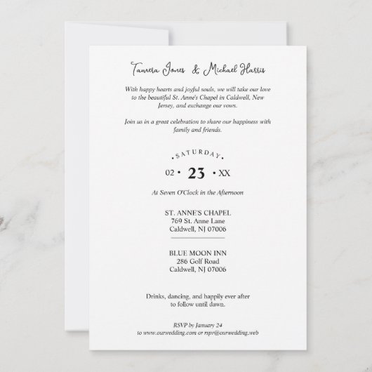 Wedding Colorful Red Shades Flowers Bouquet Kaart (Achterkant)