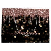 Wedding Confetti Luxury Roos Glitter Drivers Naam Groot Cadeauzakje (Achterkant)