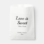 Wedding Cookie Favor Bags Bedankzakje (Voorkant)