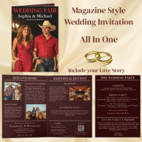 Wedding Country Magazine Hoesje Uitnodiging