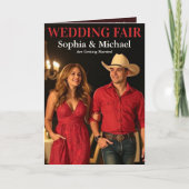 Wedding Country Magazine Hoesje Uitnodiging (Voorkant)