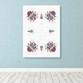 Wedding Couple, Newly-Wed Blessing, Engagement gif Canvas Afdruk (Insitu (Houten vloer))